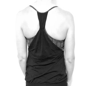 Lululemon No Limits tank with Shelf Sports Bra